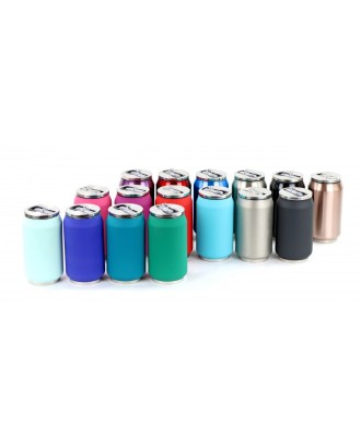 Cutie izoterma cu pai, 280ml, model mint mat, colectia Soft touch - YOKO DESIGN